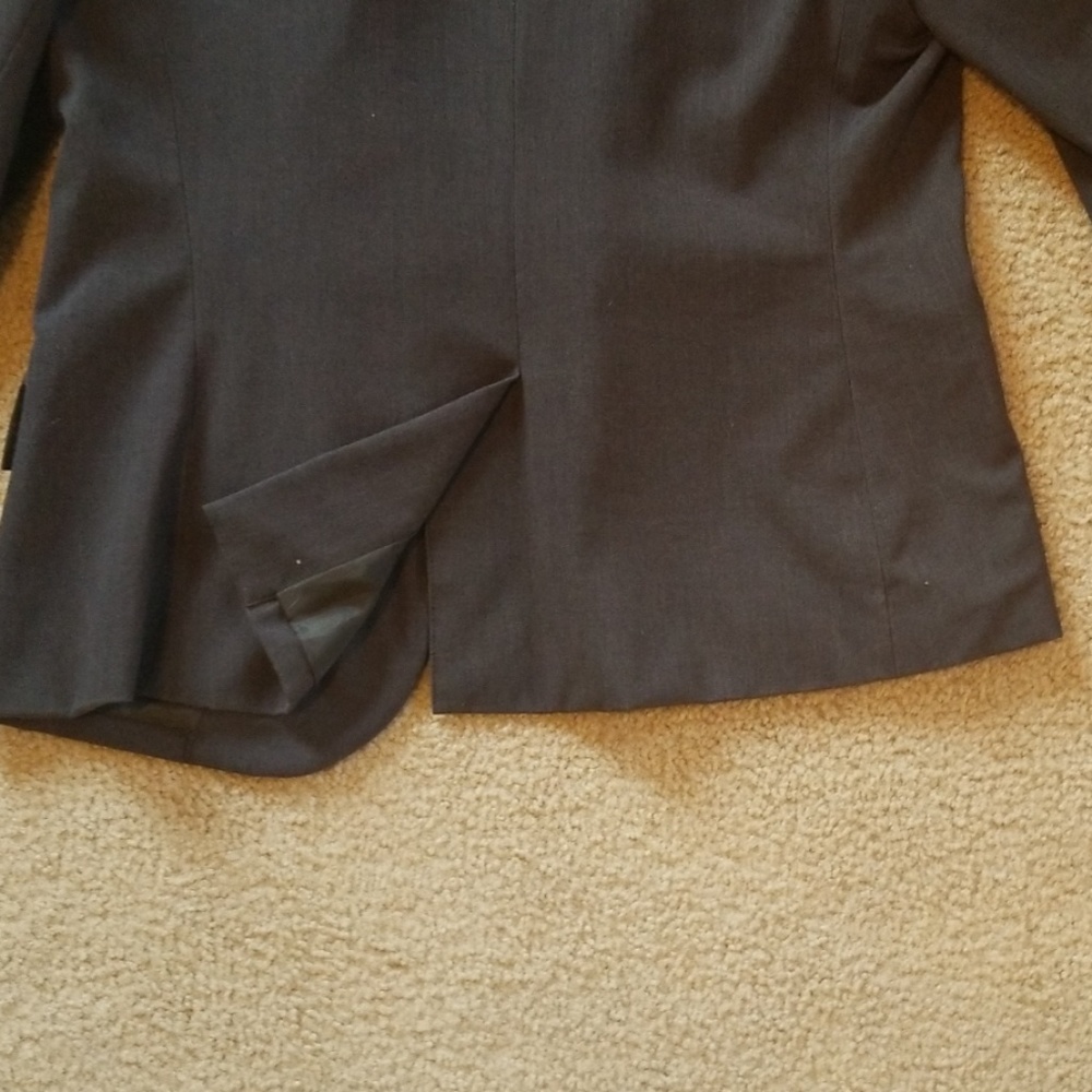 Chocolate Stretch Blazer - Picture 6 of 7